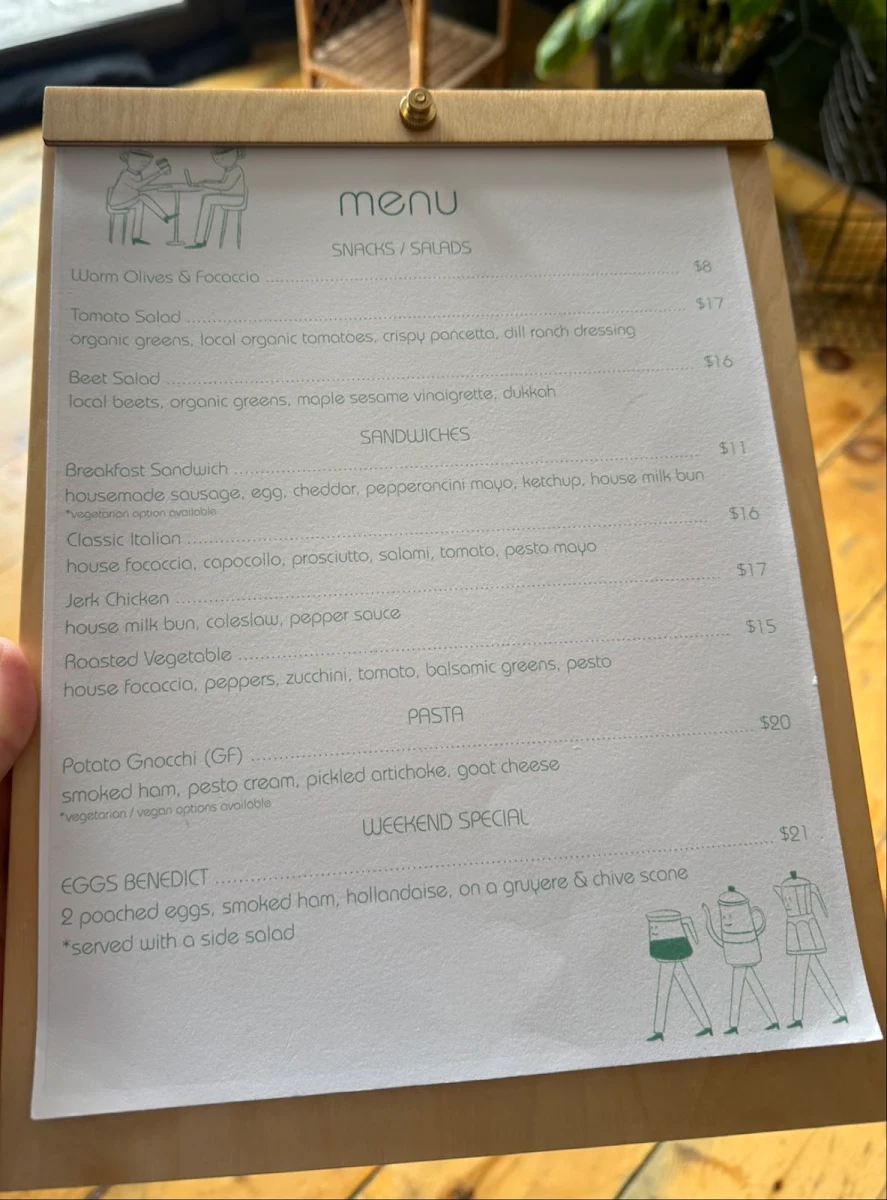 Menu, Brindle