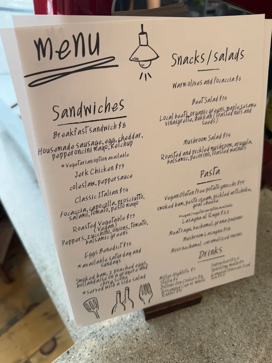 Menu, Brindle