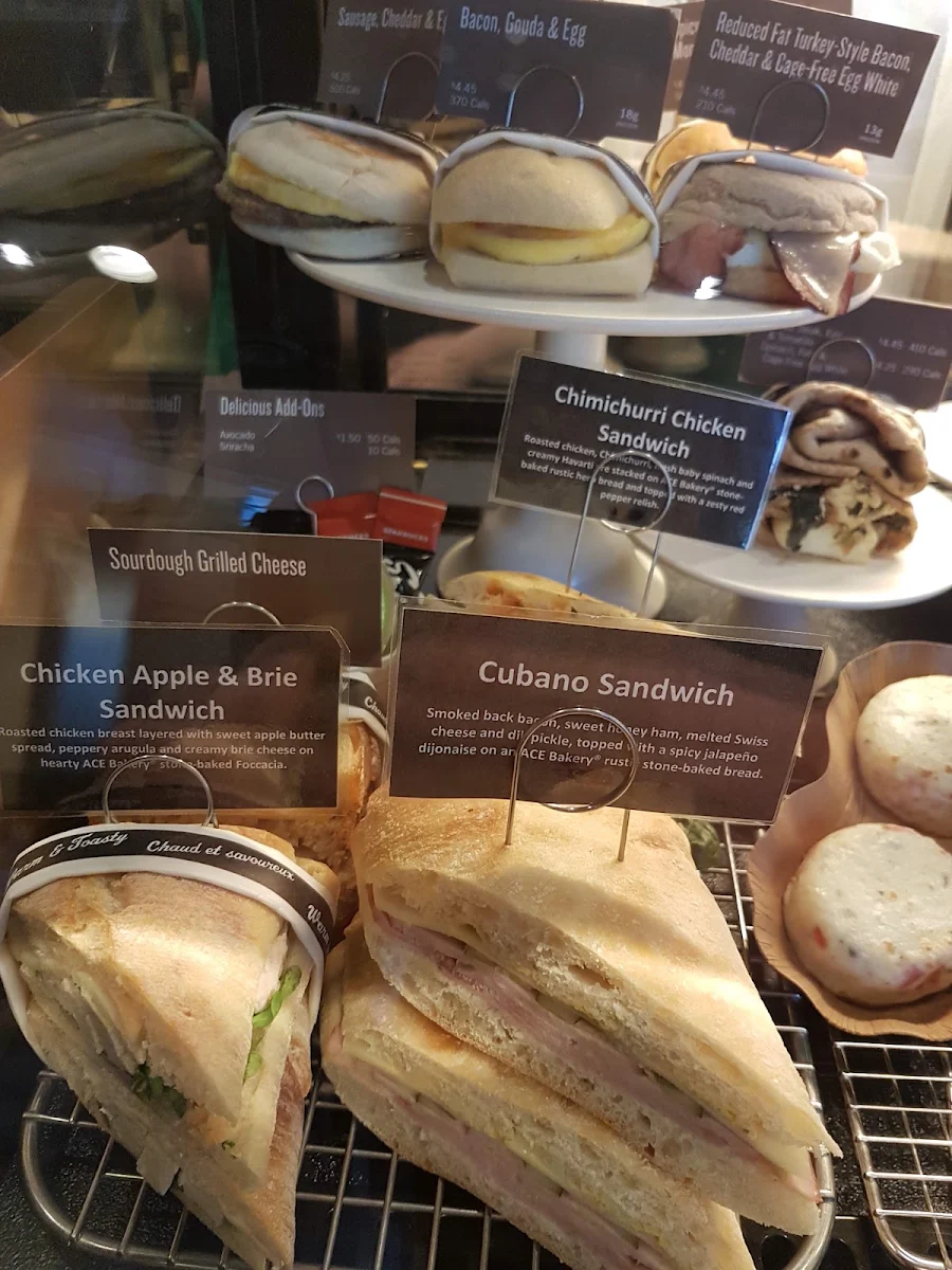 Menu, Starbucks