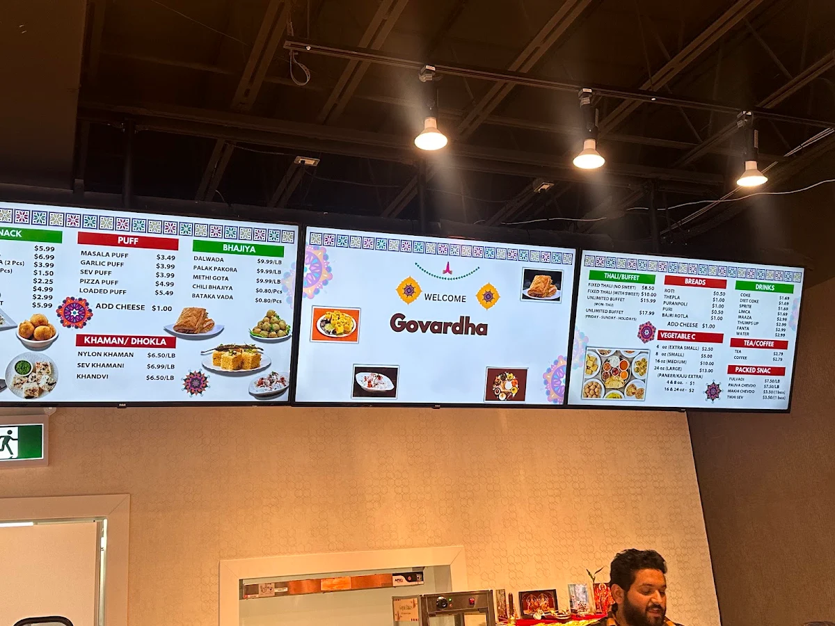 Menu, Govardhan Thal - Etobicoke