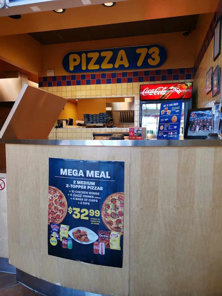 Menu, Pizza 73