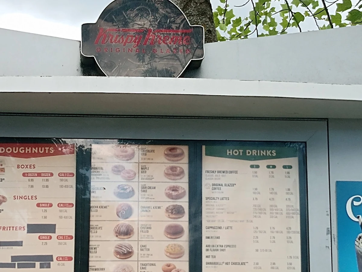 Menu, Krispy Kreme