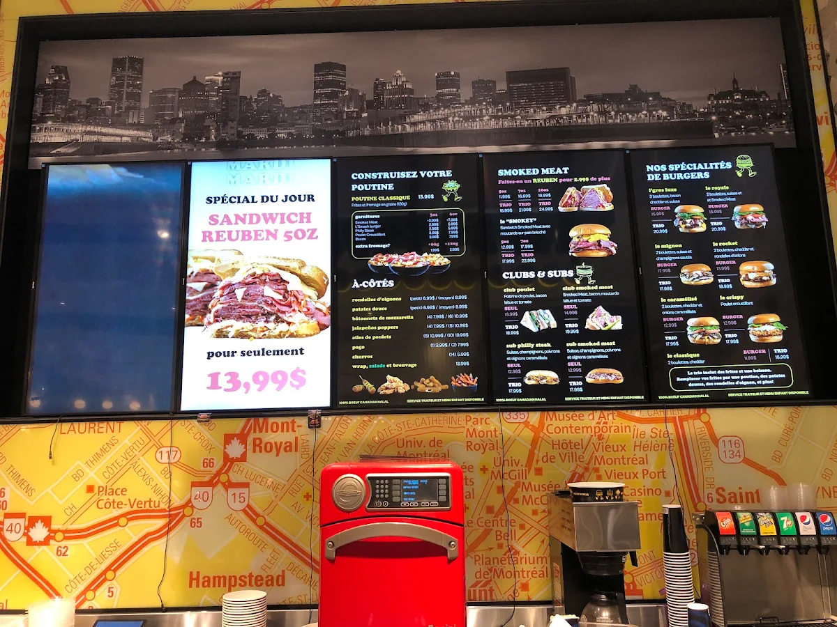 Menu, Rock'N Deli CF Fairview
