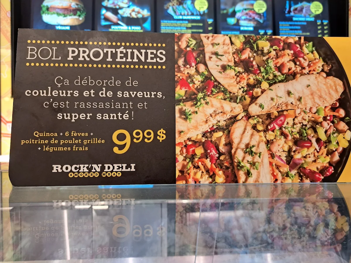 Menu, Rock'N Deli CF Fairview
