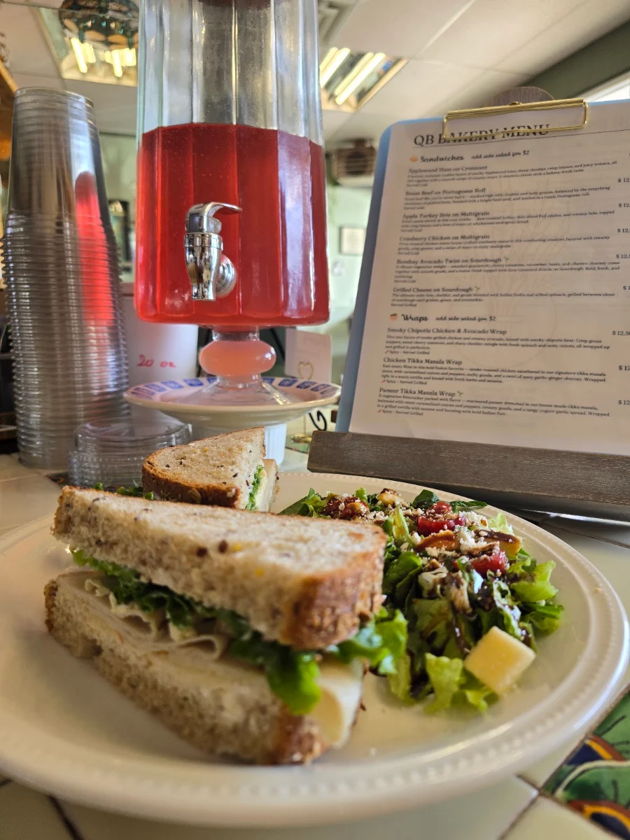 Menu, Qualicum Beach Bakery and Cafe