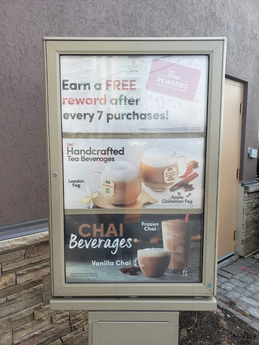 Menu, Tim Hortons