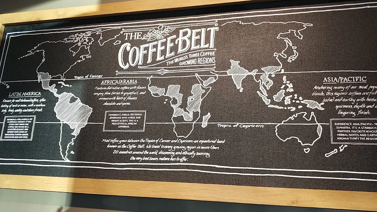 Menu, Starbucks Coffee Company