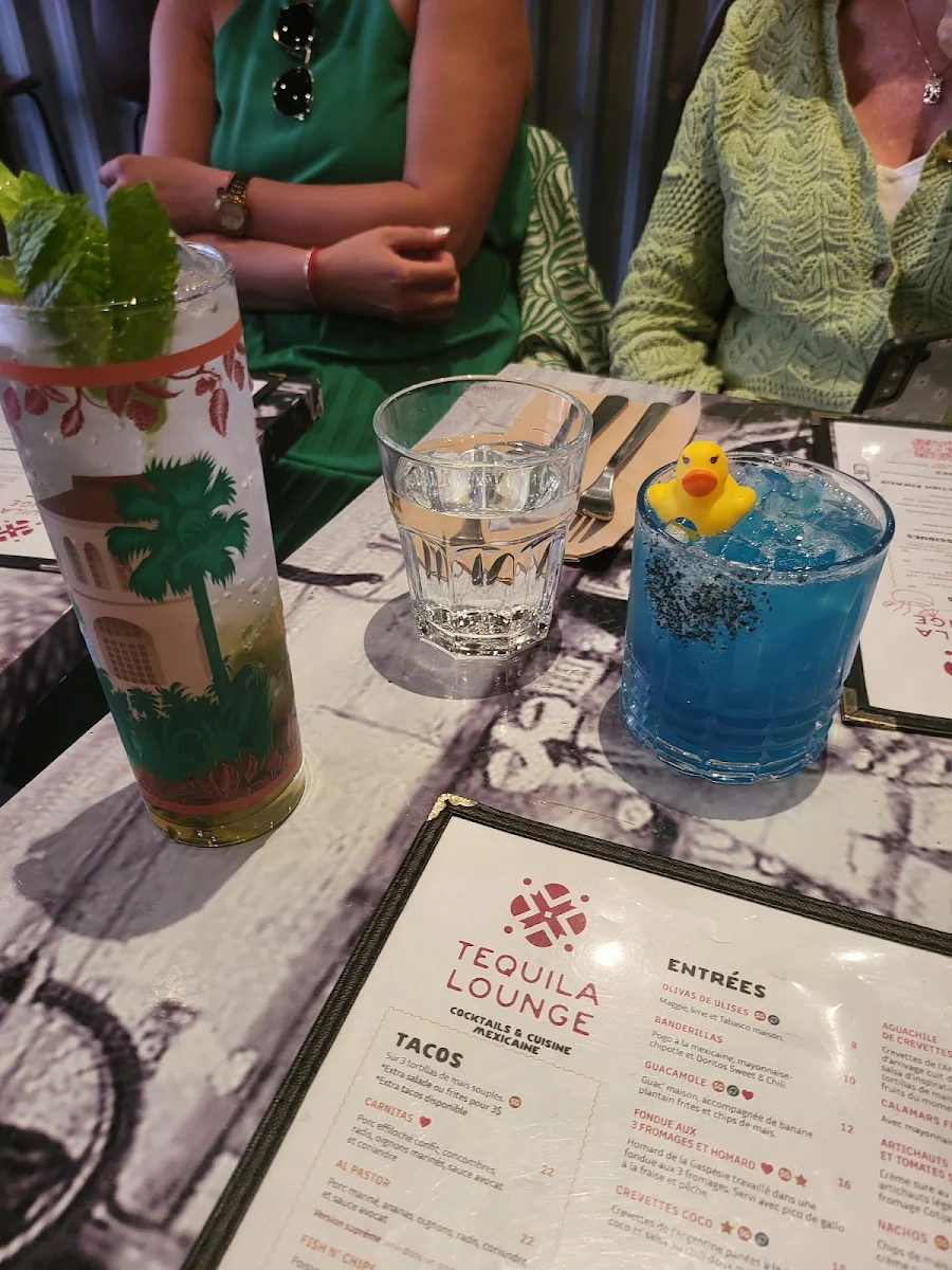 Menu, Tequila Lounge