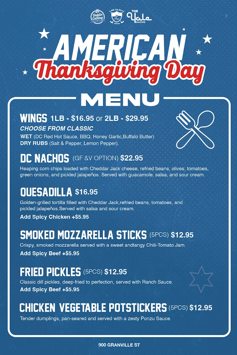 Menu, Par-Tee Putt