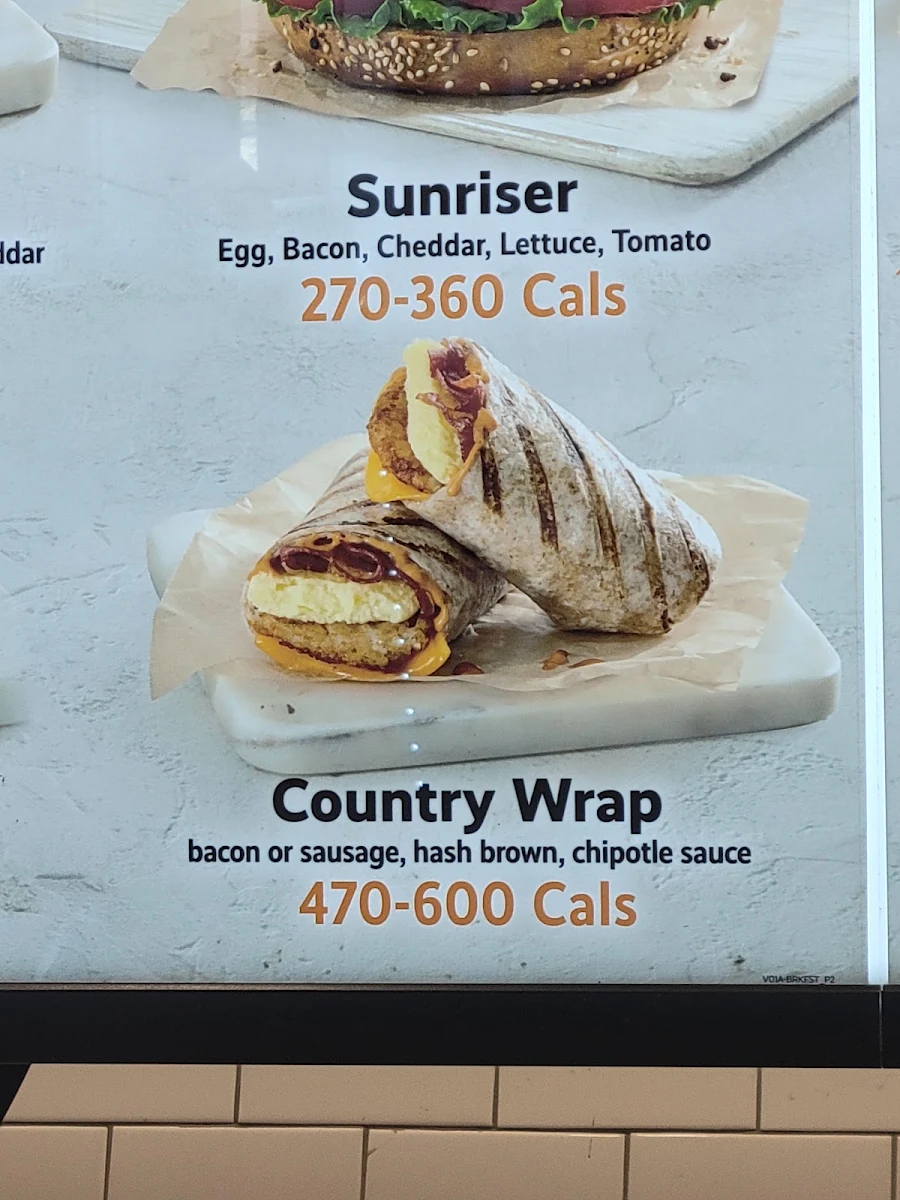 Menu, Country Style