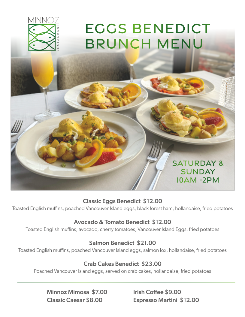 Menu, Minnoz Restaurant & Lounge