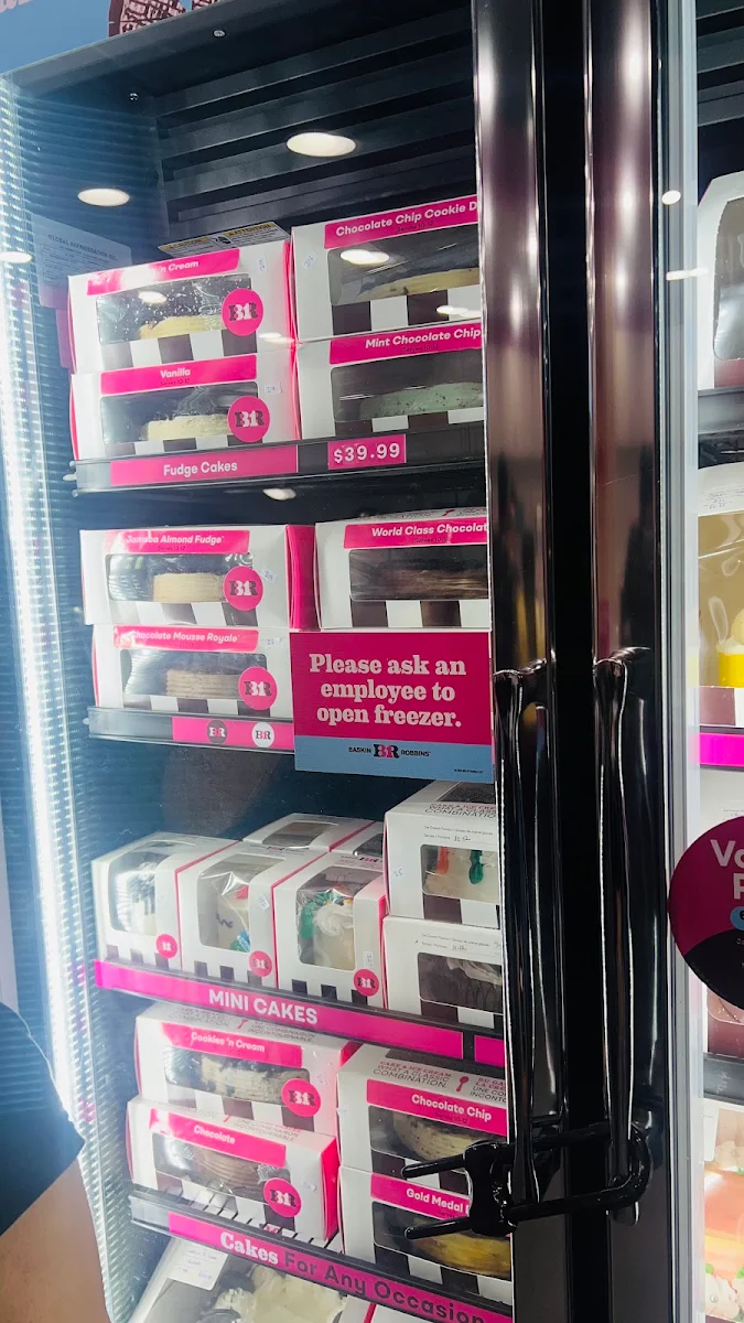 Menu, Baskin Robbins Confederation