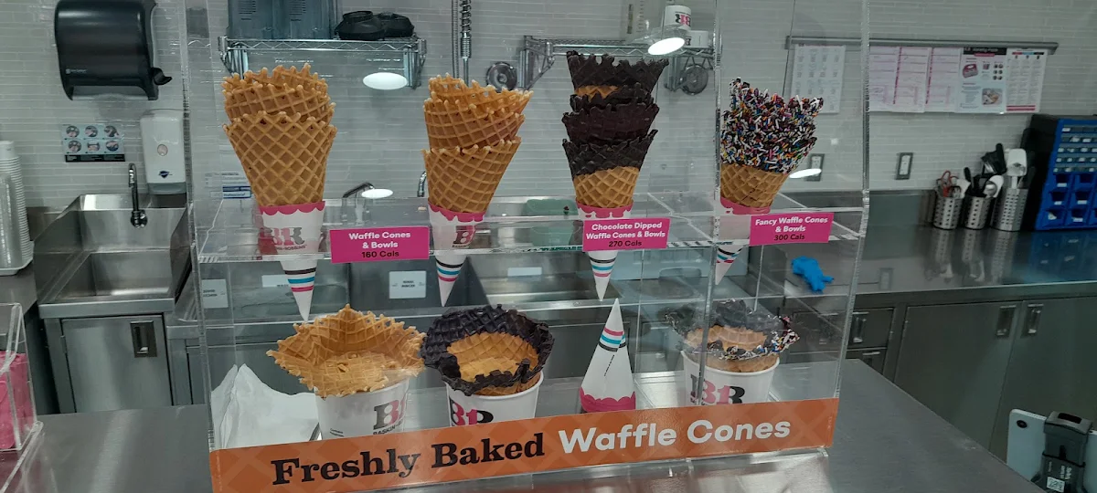 Menu, Baskin Robbins Confederation