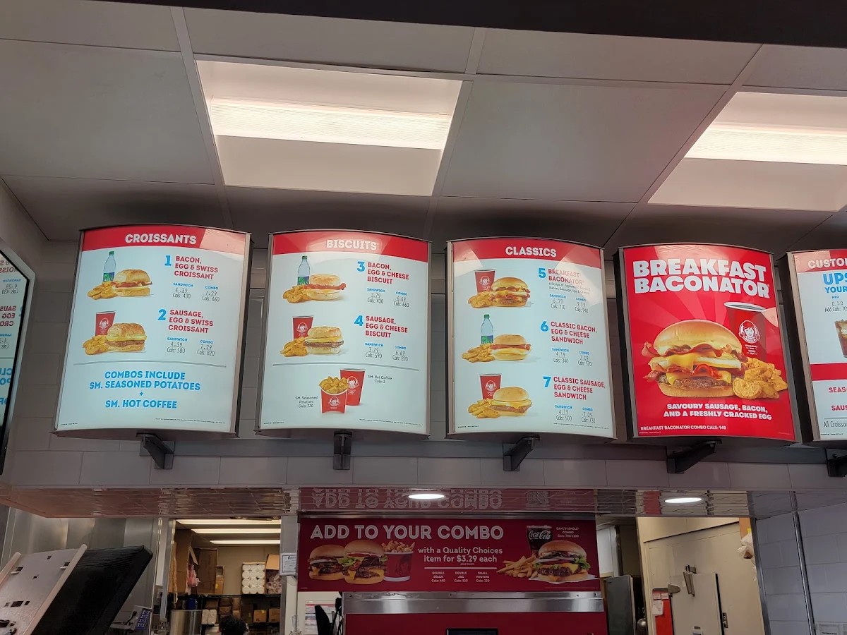 Menu, Wendy's