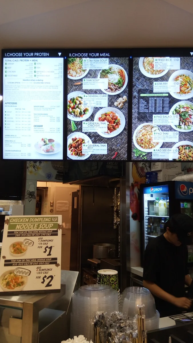 Menu, Thai Express Restaurant Ottawa