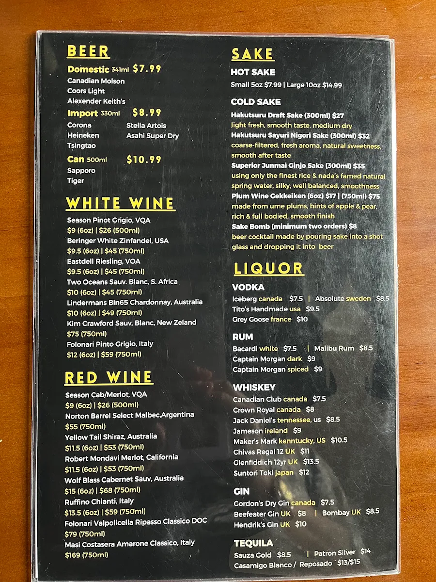 Menu photo 1
