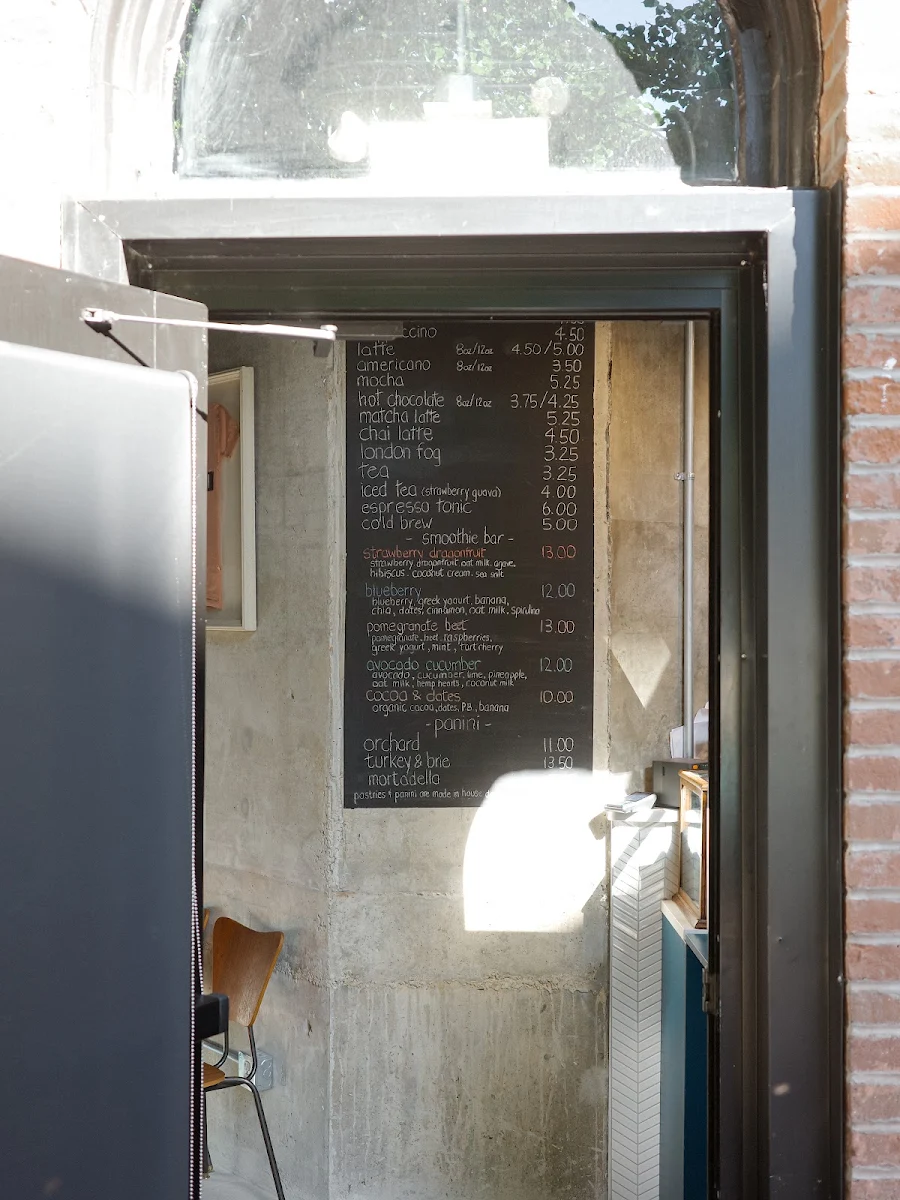 Menu, Celeste Cafe Gastown