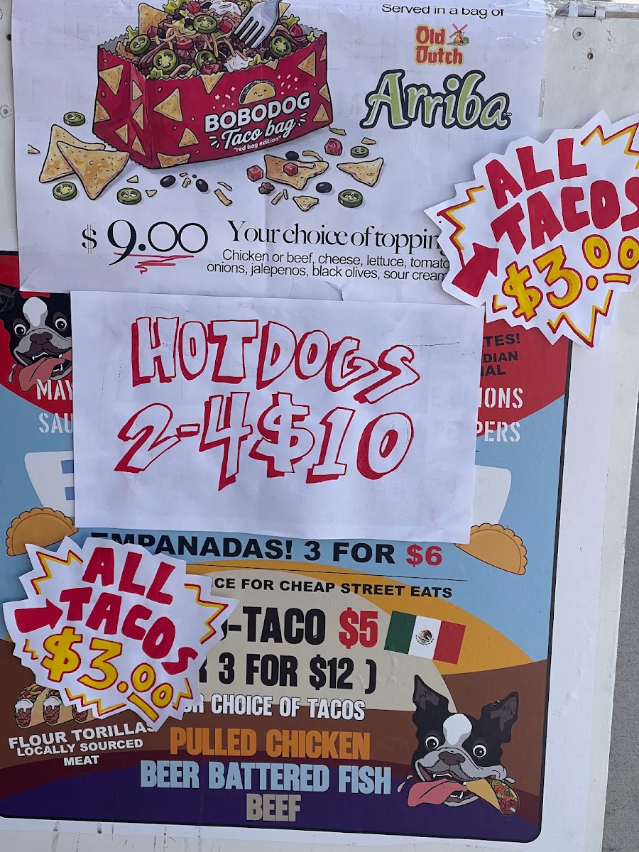 Menu, Bobo dog
