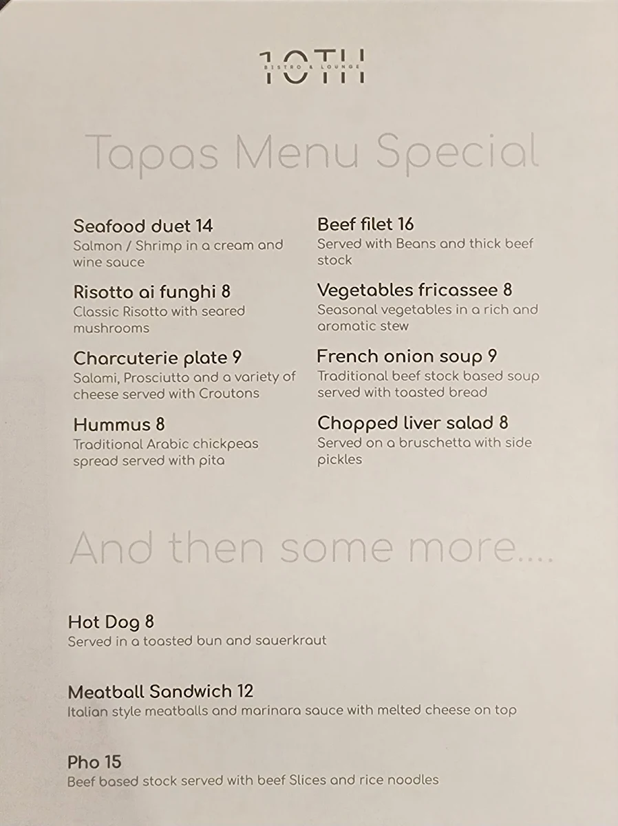 Menu photo 1