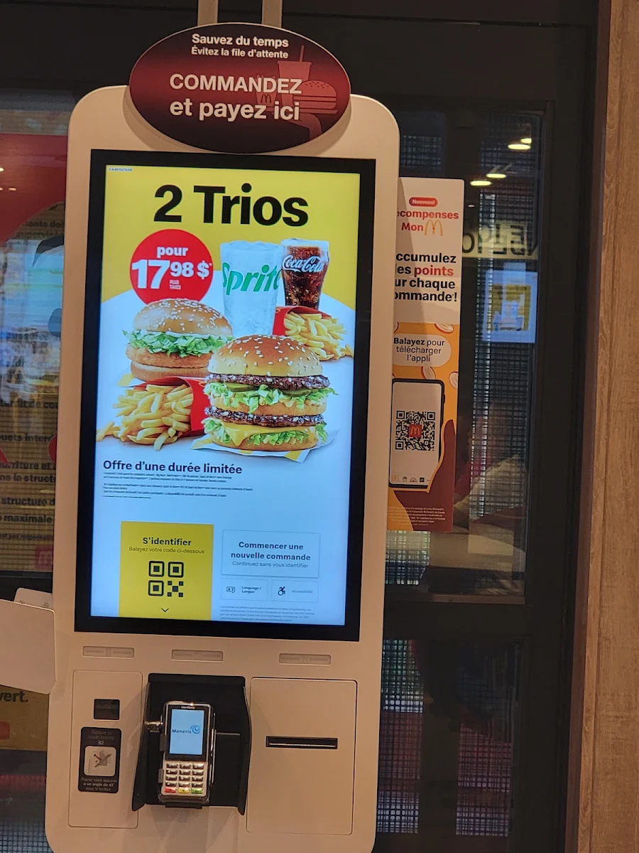 Menu, McDonald's