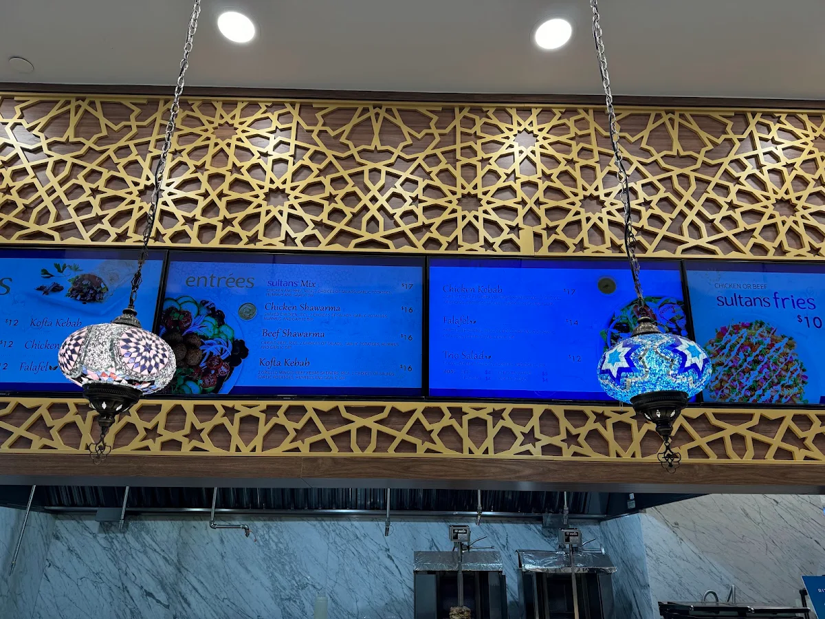 Menu, Sultan’s Mediterranean Grill - North York Centre