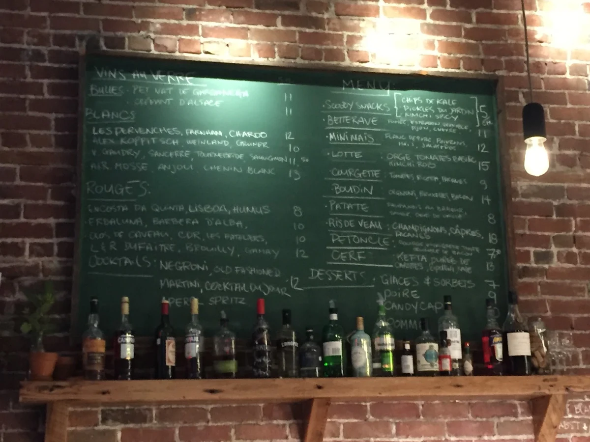 Menu, Épi, buvette de quartier