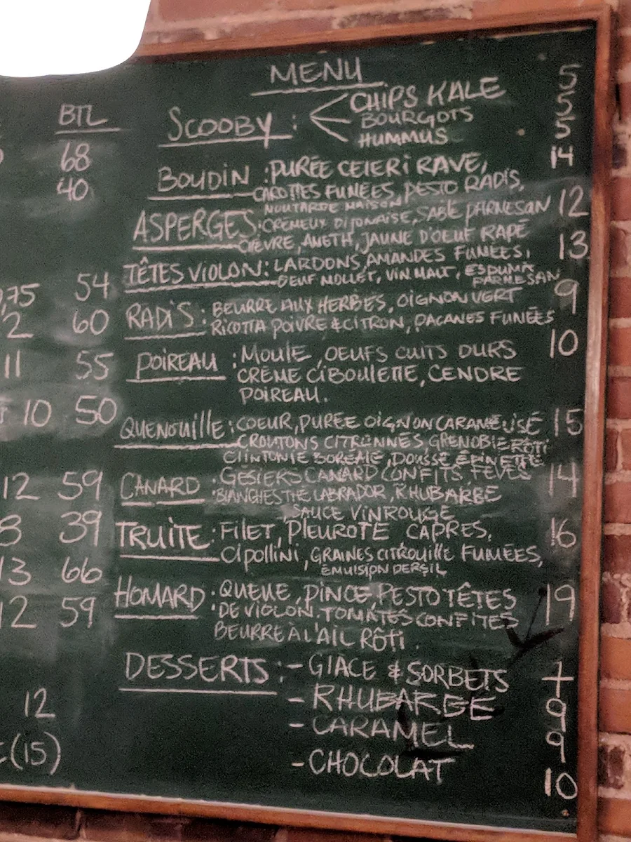 Menu, Épi, buvette de quartier