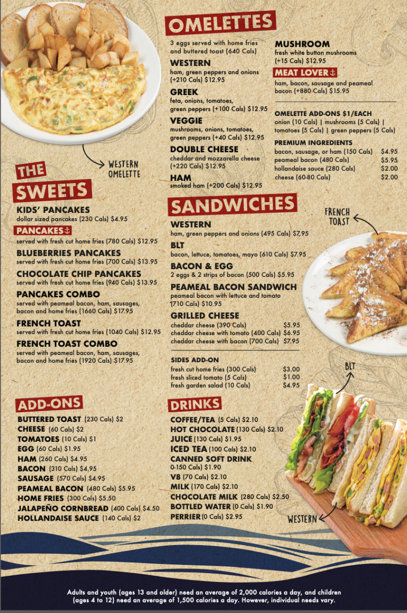 Menu, Halibut House Fish and Chips