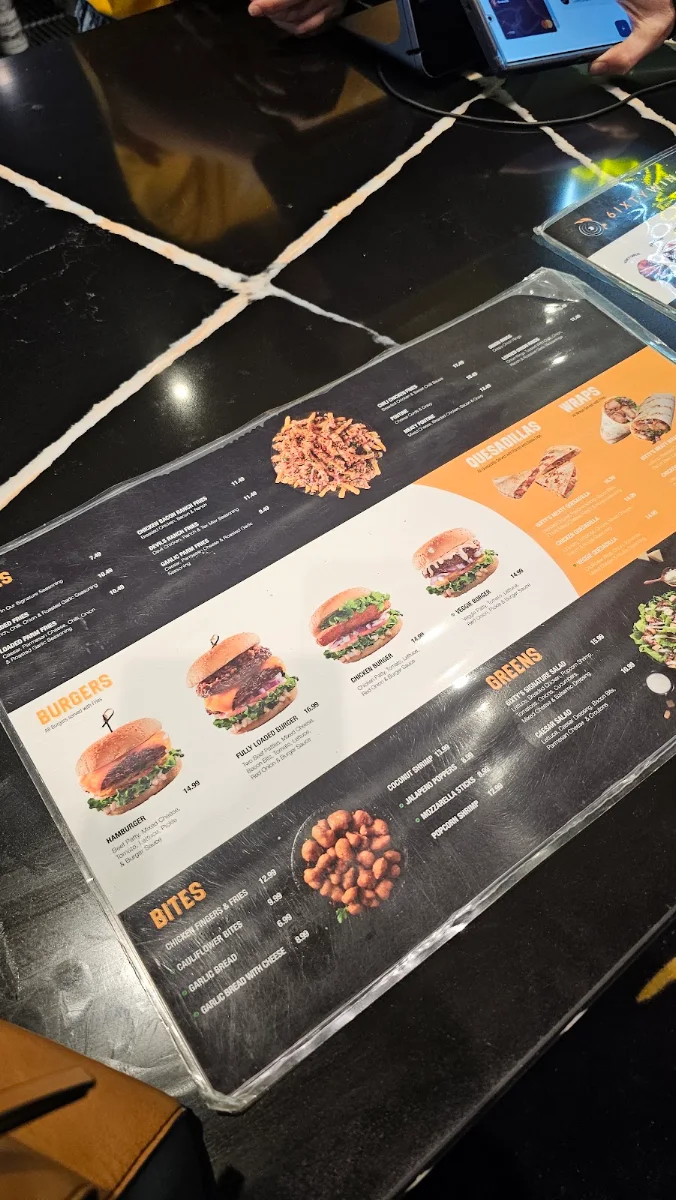 Menu, 6IXTY WINGS