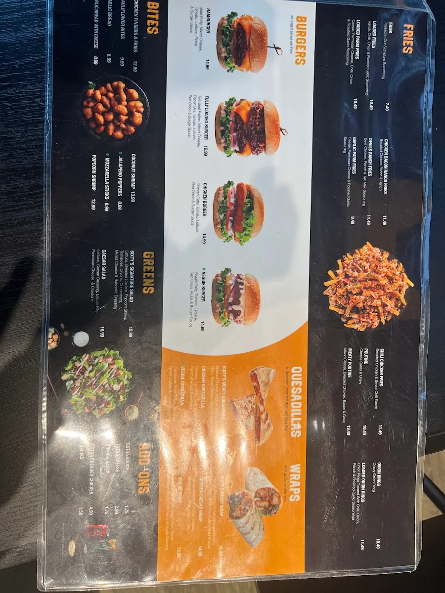 Menu, 6IXTY WINGS