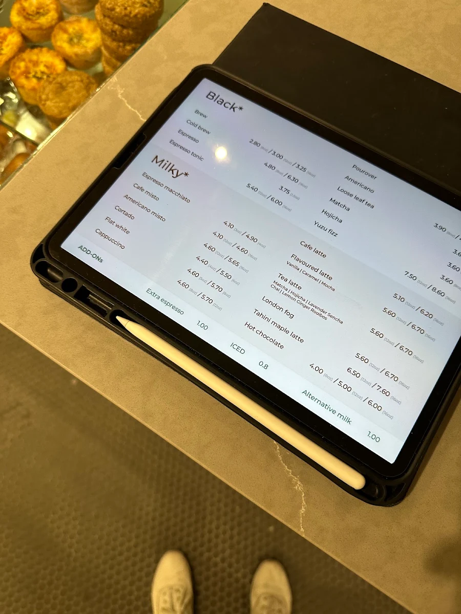 Menu, Isle of coffee (QUEEN)