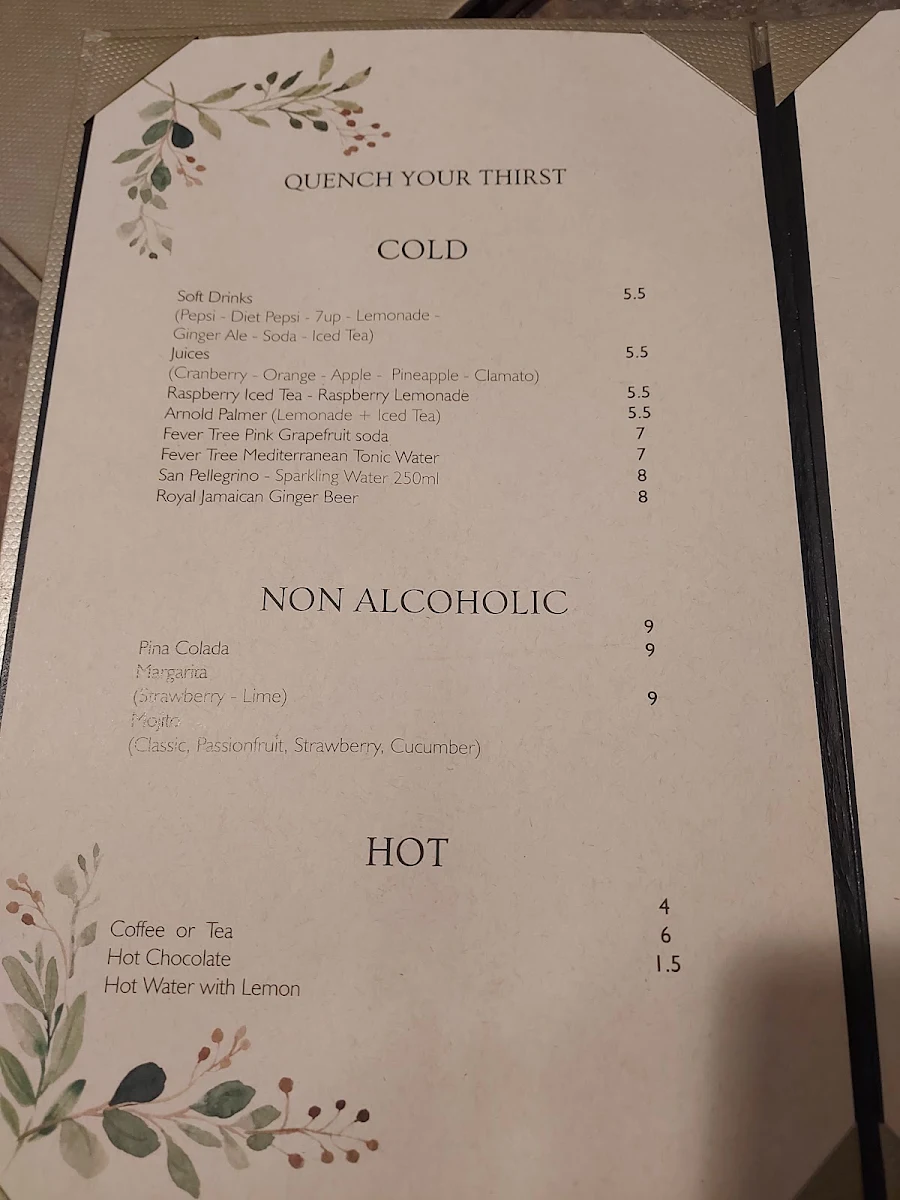 Menu, Something Else Steakhouse Jasper