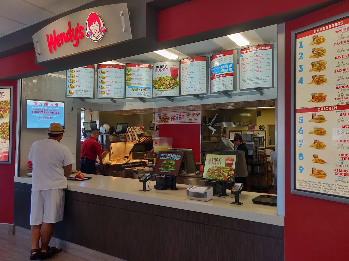Menu, Wendy's