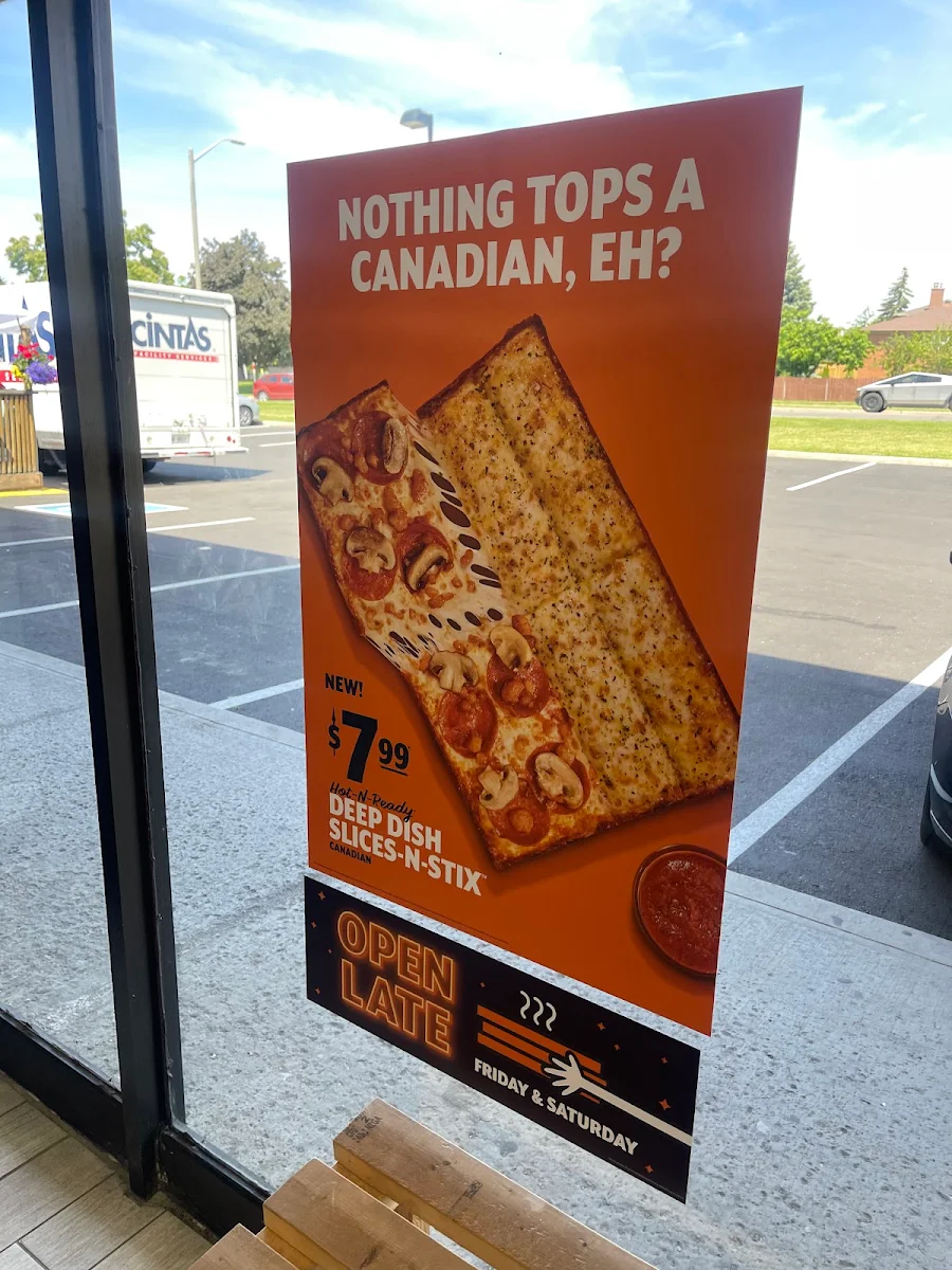 Menu, Little Caesars Pizza