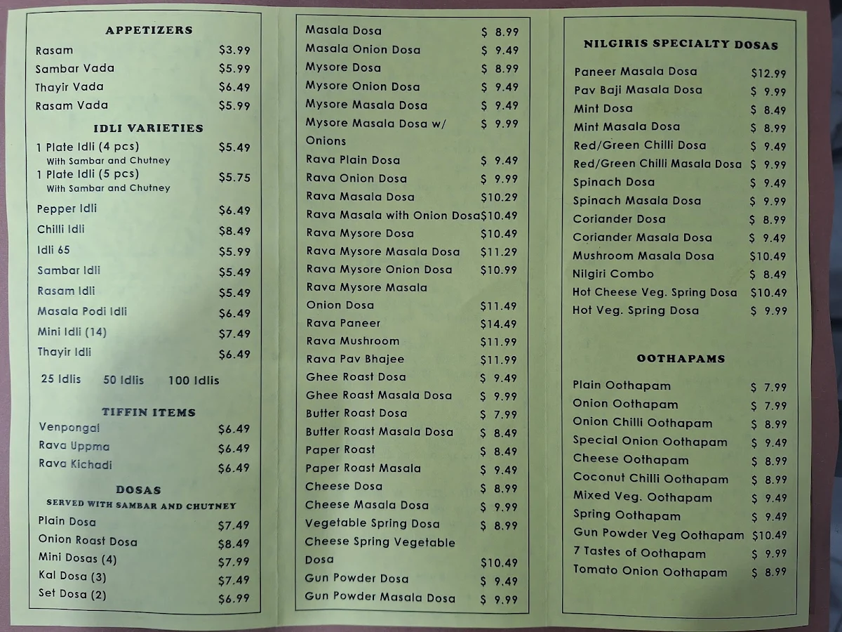 Menu photo 1