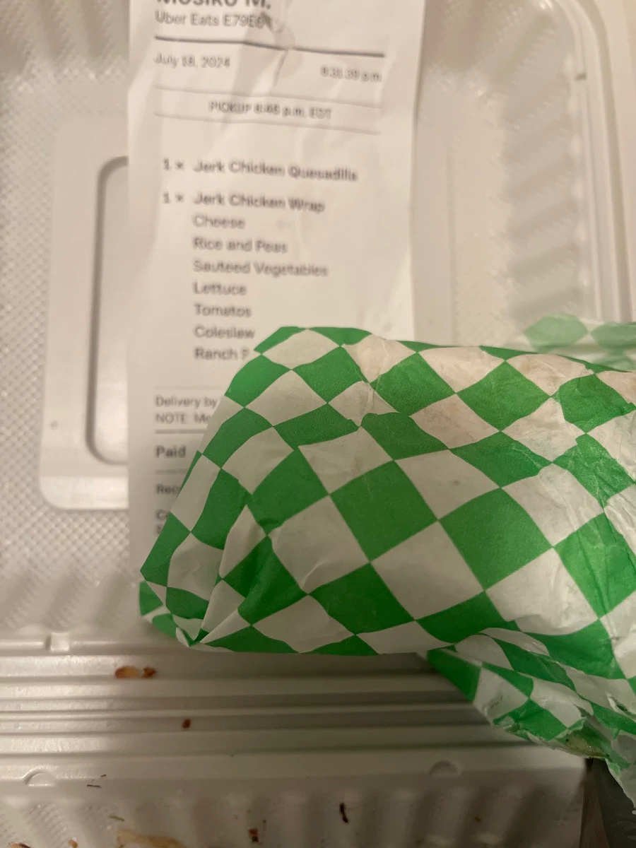 Menu, Carib Dish