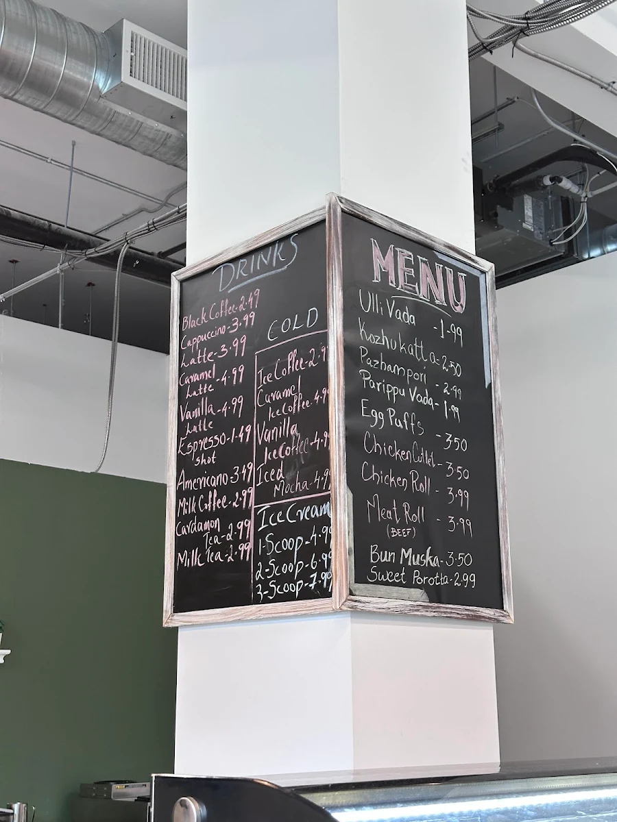Menu, Caffeine