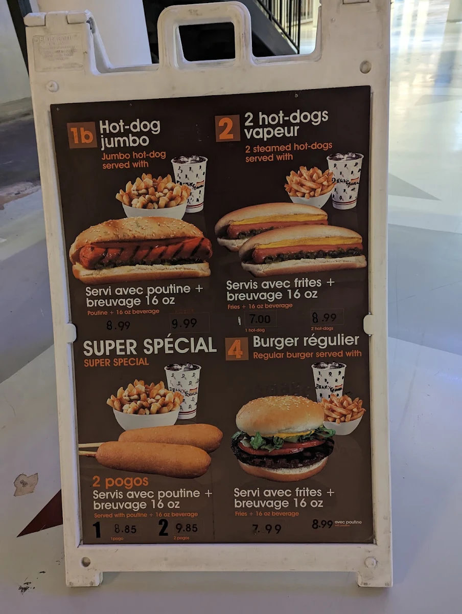 Menu, Deli grill