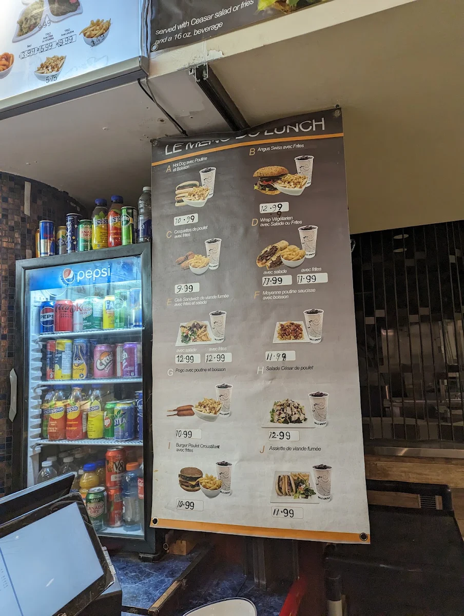 Menu, Deli grill