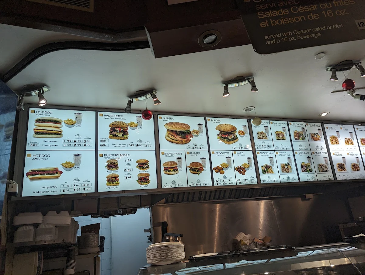 Menu, Deli grill