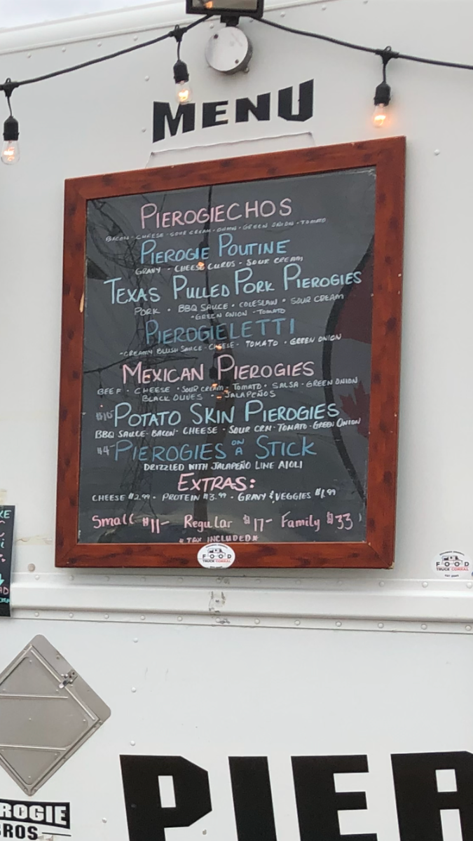 Menu, Pierogie Bros.