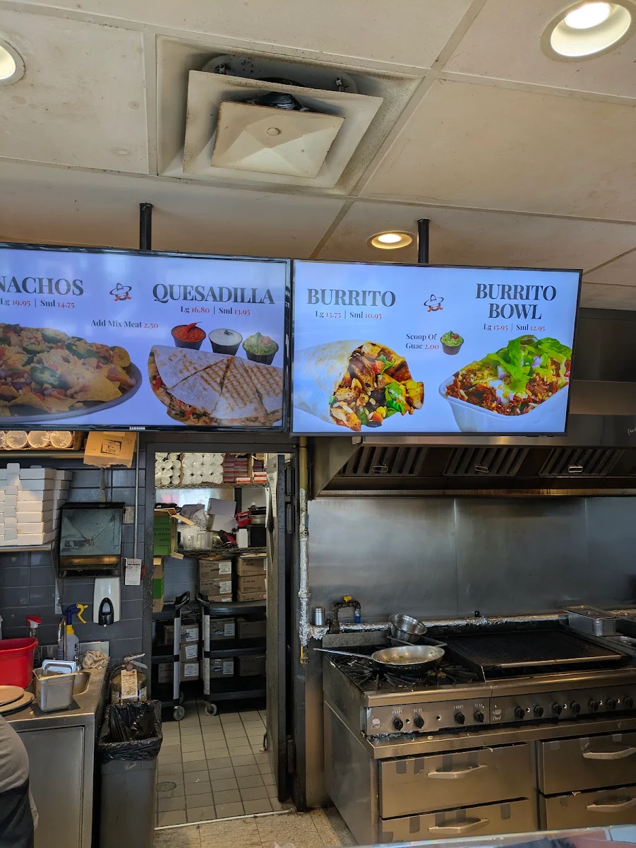 Menu, Burrito Gringo Mexican Grill( Bronson)