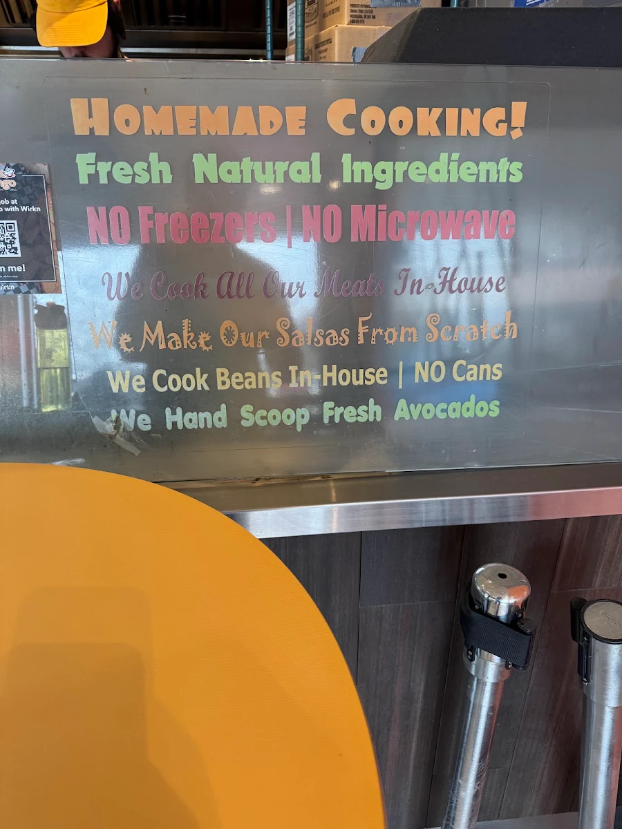Menu, Burrito Gringo Mexican Grill( Bronson)