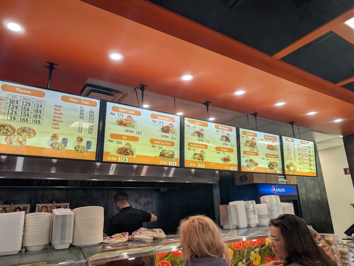 Menu, Zone Shish Taouk