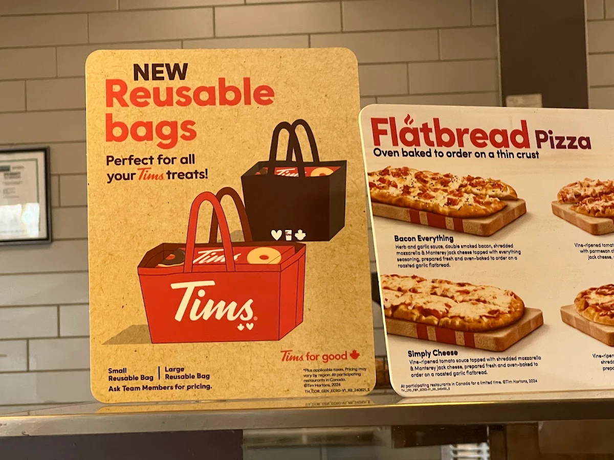 Menu, Tim Hortons