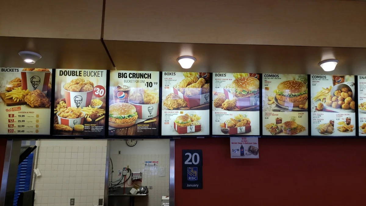Menu, KFC