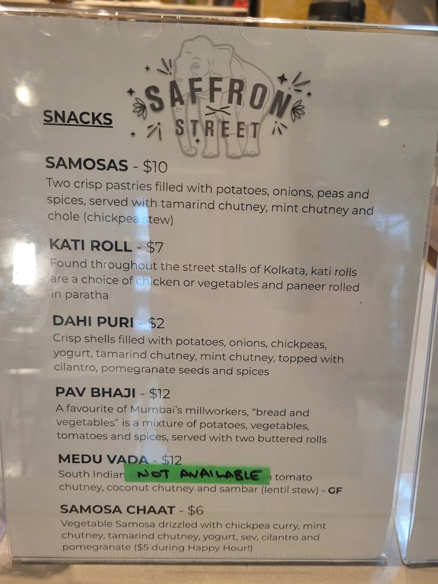 Menu, First Street Market: Food Hall & Bar