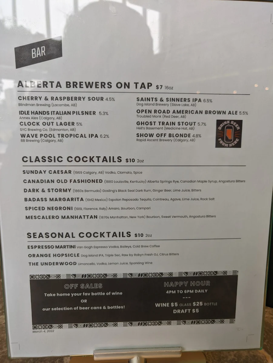 Menu, First Street Market: Food Hall & Bar