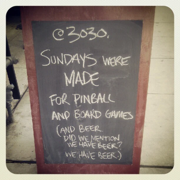 Menu, 3030