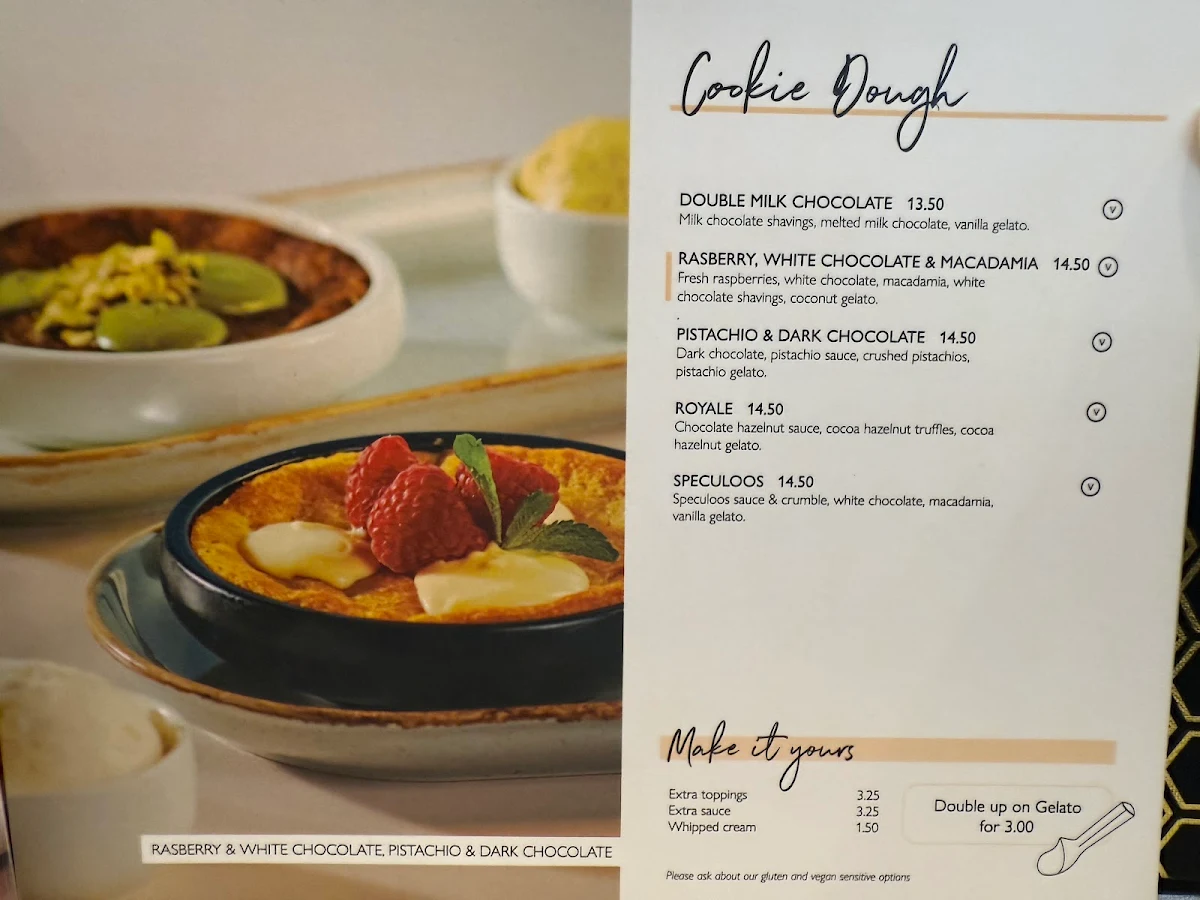 Menu, Heavenly Desserts - Mississauga